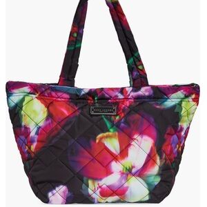 Marc Jacobs Black Floral Tote Bag